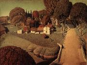 Grant Wood Hoover-s Birthplace china oil painting reproduction